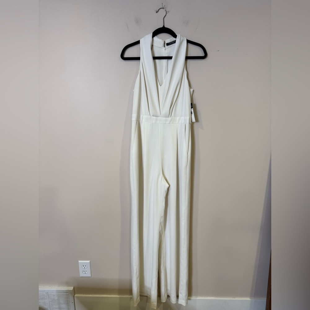 Ralph Lauren ivory pantsuit NWT size 4